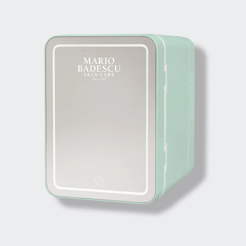 LED Mirrored Mini Fridge